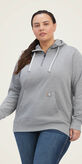 Rebar Skill Set 1/2 Zip Hoodie Front Plus